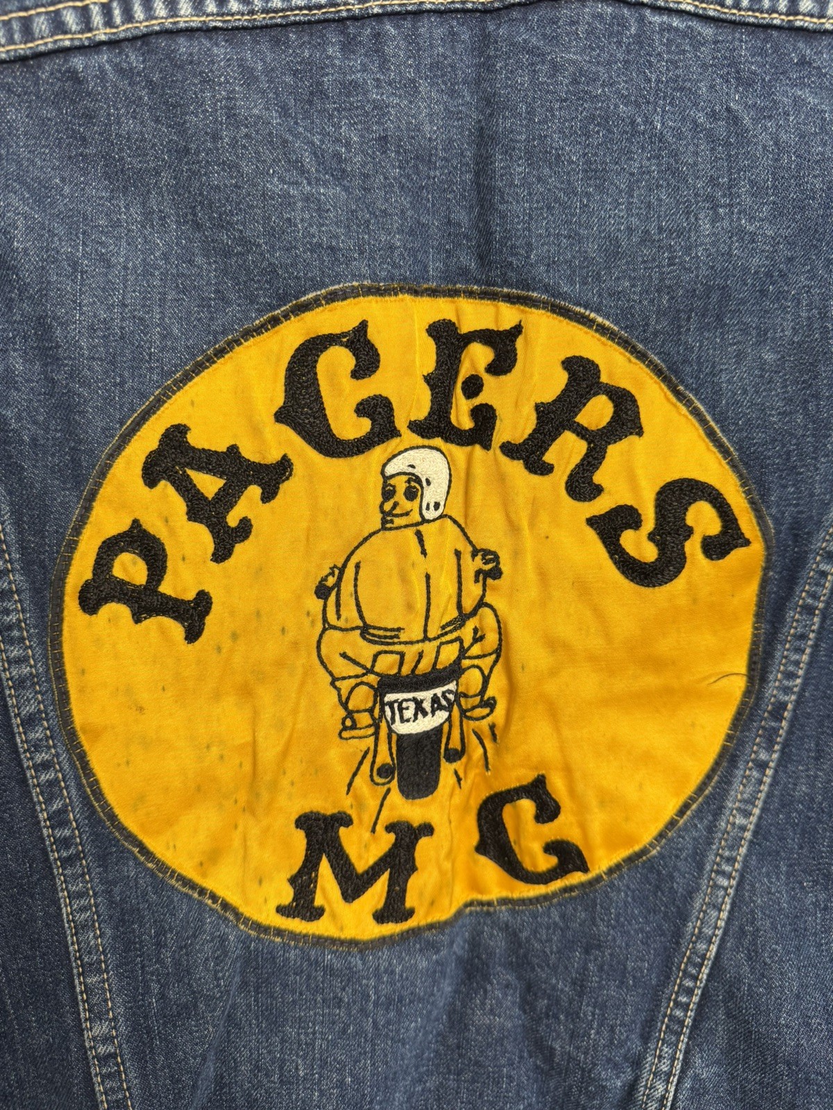 Levis VTG  Big E Trucker Jacket Type 3 O Stamp Early 1960s RARE PATCH image 6