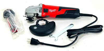 Milwaukee Corded 5'' Small Angle Grinder 13amp w/Slide Switch Lock-On 6117-33D
