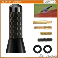 For Ford Chevy Inch 1.4 Carbon Fiber Antenna Radio Amfm Car Roof Stubby Aerial
