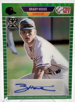 2021 Leaf Metal Pro Set Brady House Prospect Green Auto RC Nationals (5/10)