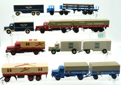 127_Sonderangebot div.LKWs_Silowagen_Busse_Sattelschlepper Sammlungsauflösung
