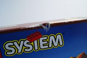 1996 Lego Sheriff's Lock-Up 6755 System Wild West EMPTY BOX ONLY & INSTRUCTIONS