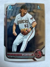 2022 Bowman Chrome Draft DYLAN RAY 1st Bowman RC Arizona DIAMONDBACKS #BDC-191