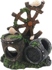Lin's Wood Aquarium Ornament, Aquarium Harz Höhlen Ornamente Aquarium