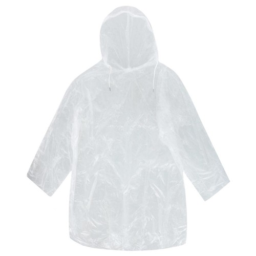 Poncho De Pluie Transparent Avec Cordon De Serrage - Imperméable Léger Pour Homme Femme - Camping Randonnée