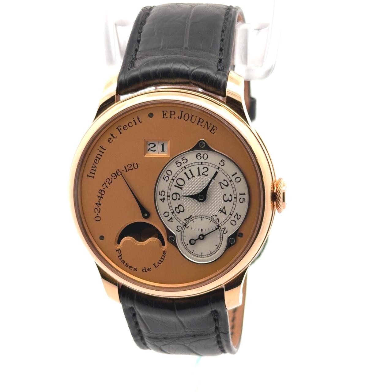 F.P Journe Octa Lune, Rare 38mm Yellow Dial, Rose gold Men's Watch