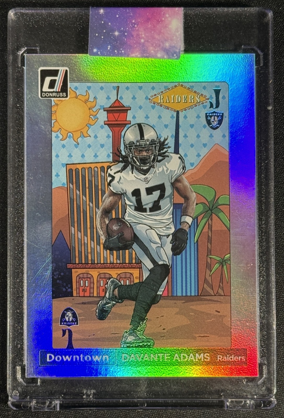 DAVANTE ADAMS 2022 PANINI DONRUSS FOOTBALL #DT-DA DOWNTOWN! SSP CASE HIT