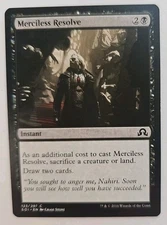 MTG Magic The Gathering Card Merciless Resolve Instant Black Shadows Over Innist