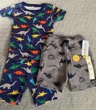 CARTER'S CAT JACK Boys Dinosaur Pajama Set and Shorts Size 4T