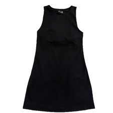 Offline By Aerie Hugger Mini Dress Womens XS Black High Neck Shelf Bra Casual