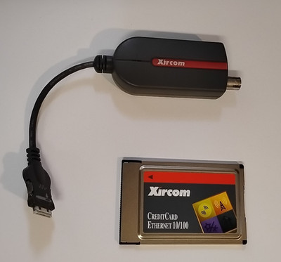 Xircom CreditCard Ethernet 10/100 PCMCIA PC Card CE3B-100 +Cable