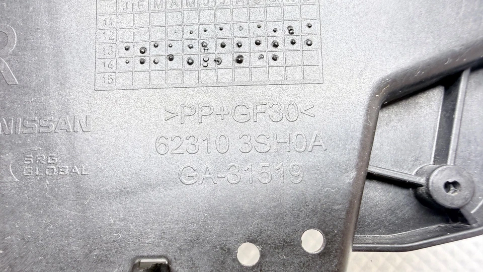 Nissan Sentra 2013 2014 2015 parrilla delantera soporte montado derecho 62310-3SH0A OEM Foto 4 de 4