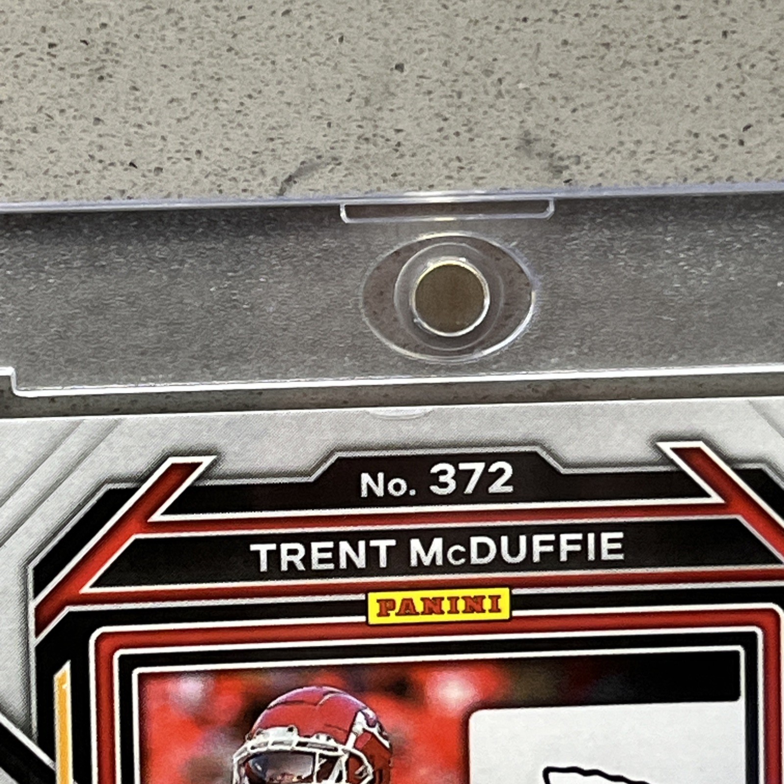 2022 Panini Prizm Trent McDuffie Rookie Gold Auto /10 Rams Chiefs RC Read! view 4