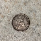 1853 Arrows Seated Liberty Half Dime