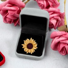 Velvet Gift Box Coins Medals Display Box 2x2.2x1.25In Coin Display Storage Case