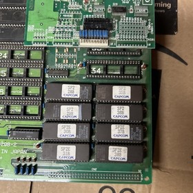 Original Not Working Street Fighter 2 Capcom ARCADE Video GAME PCB BOARD Onba-4