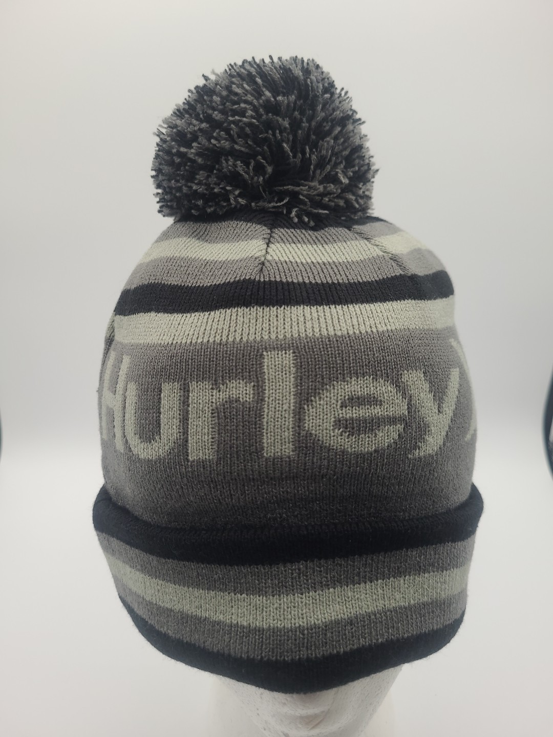 Hurley Prospect Beanie Knit Stocking Hat Light Gray *One Size Fits Most