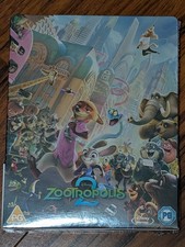DISNEY Zootropolis 2 Zootopia 2 Blu-ray Steelbook UK Import Region Free