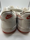 Nike Air Force 1 Low Top Boys White/Red Lace-Up Sneakers US 2.5 — photo 10