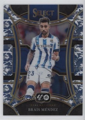 2023 Panini Select La Liga Mezzanine Winter Camo Prizm 74/99 Brais Mendez 0h28