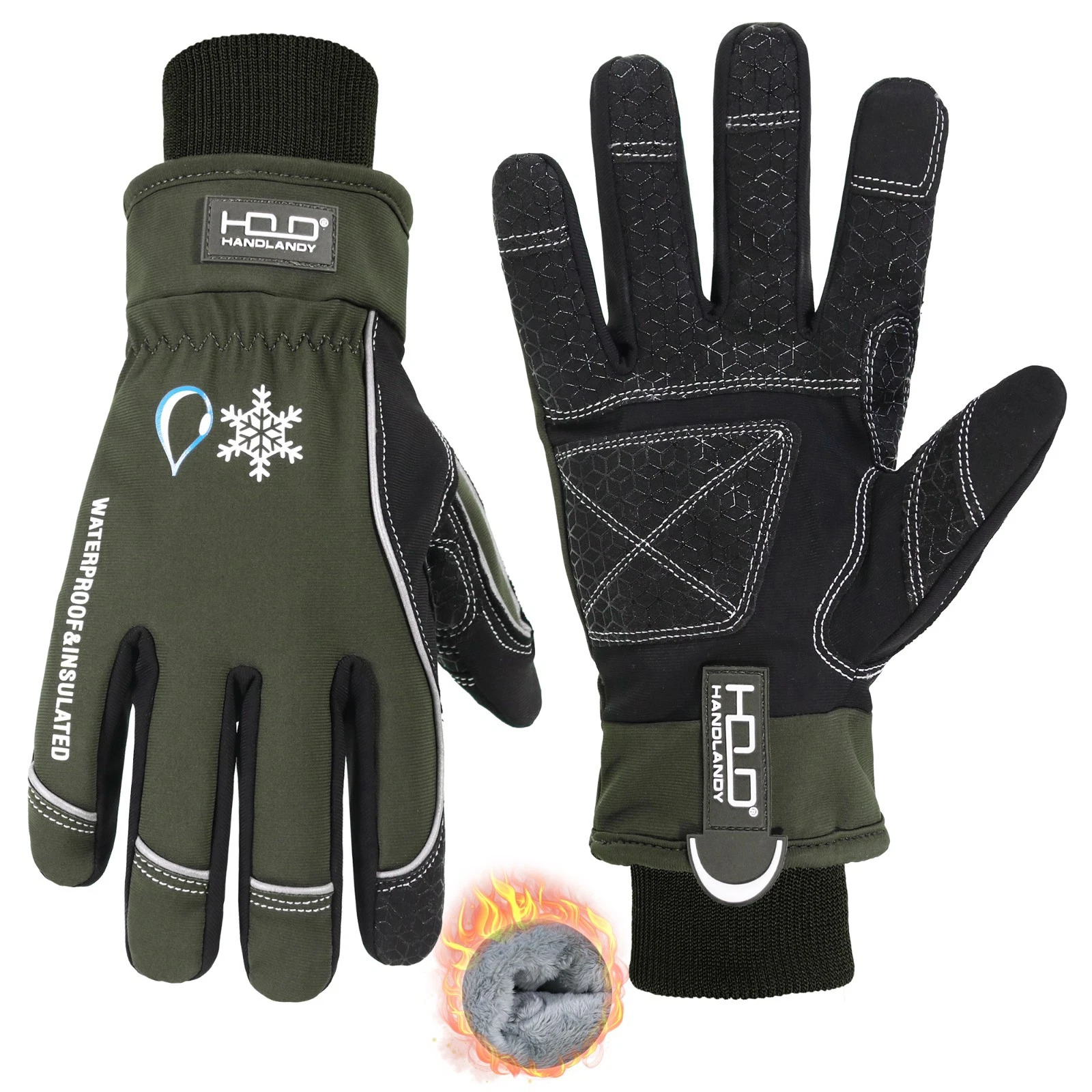HANDLANDY Winter Insulated Work Gloves, 3M Thinsulate Winter Gloves
Opens in a new window or tab