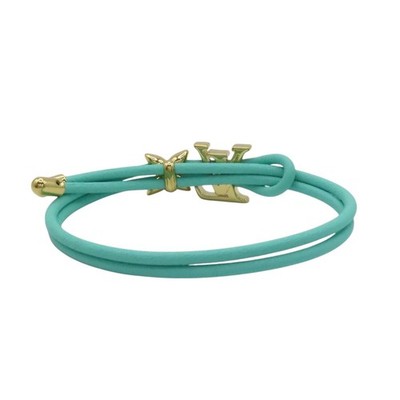 LOUIS VUITTON LV Bloom Bracelet Leather Green M0973Z | eBay