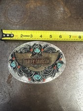 RARE Vintage Harley Davidson Belt Buckle Custom