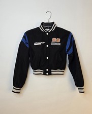 H M Jacket Racing Youth 12 Black Bomber Jacket