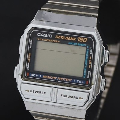 Quartz Casio Data Bank 150 DB-1500 Digital Dial Ladies Watch 2000000 NSK KRK