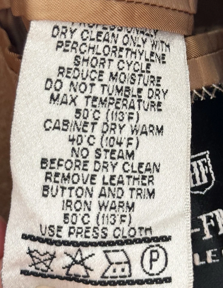 Vintage Pure Camel Hair overcoat Size 42 Hickey Freeman 40” Length - Image 4 of 4