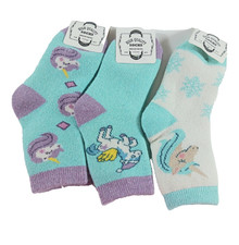 Unicorn Pattern  Children's Socks. 3 pair.