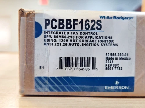 WHITE RODGERS EMERSON INTEGRATED FAN CONTROL PCBBF162S SE FREE S&H!!
