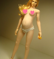 Customized 1/6 JIAOUDOLL 3.0 Female Suntan Skin Body Pregnant Large Bust No Head