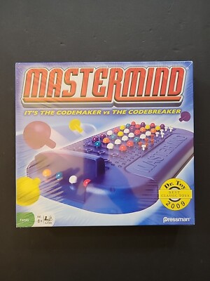 Mastermind by Pressman Codebrealker Game 2009 Ages 8+ Dr. Toy New Factory Sealed
