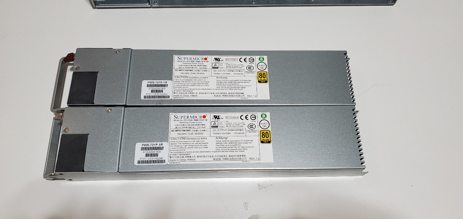 Supermicro 2U CSE825 Chassis With 2x 720w PSU SAS825TQ 8 Bay Hot Swap