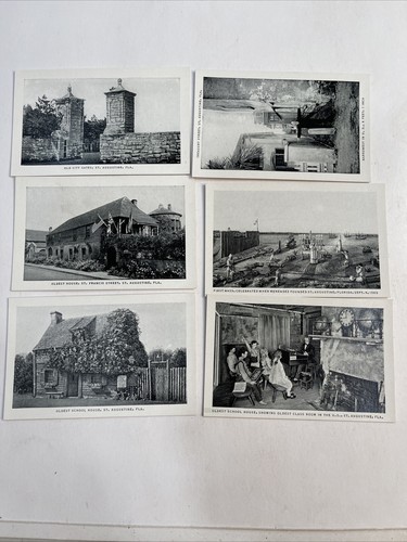 Vintage Picture Photo Cards Souvenir Views St Augustine Florida Mini - Picture 5 of 7