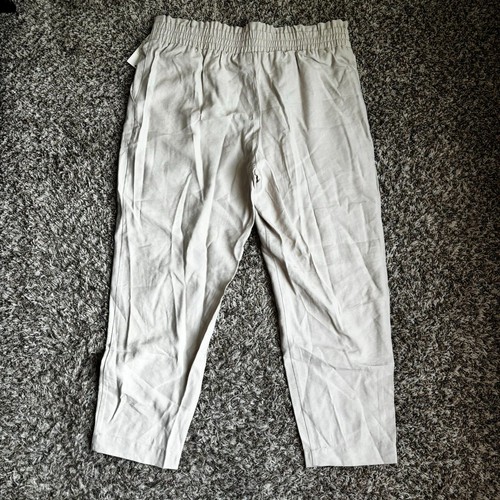 Pantaloni alla caviglia pull-on donna New Day donna arricciati a vita marrone taglia XL - Foto 4 di 9
