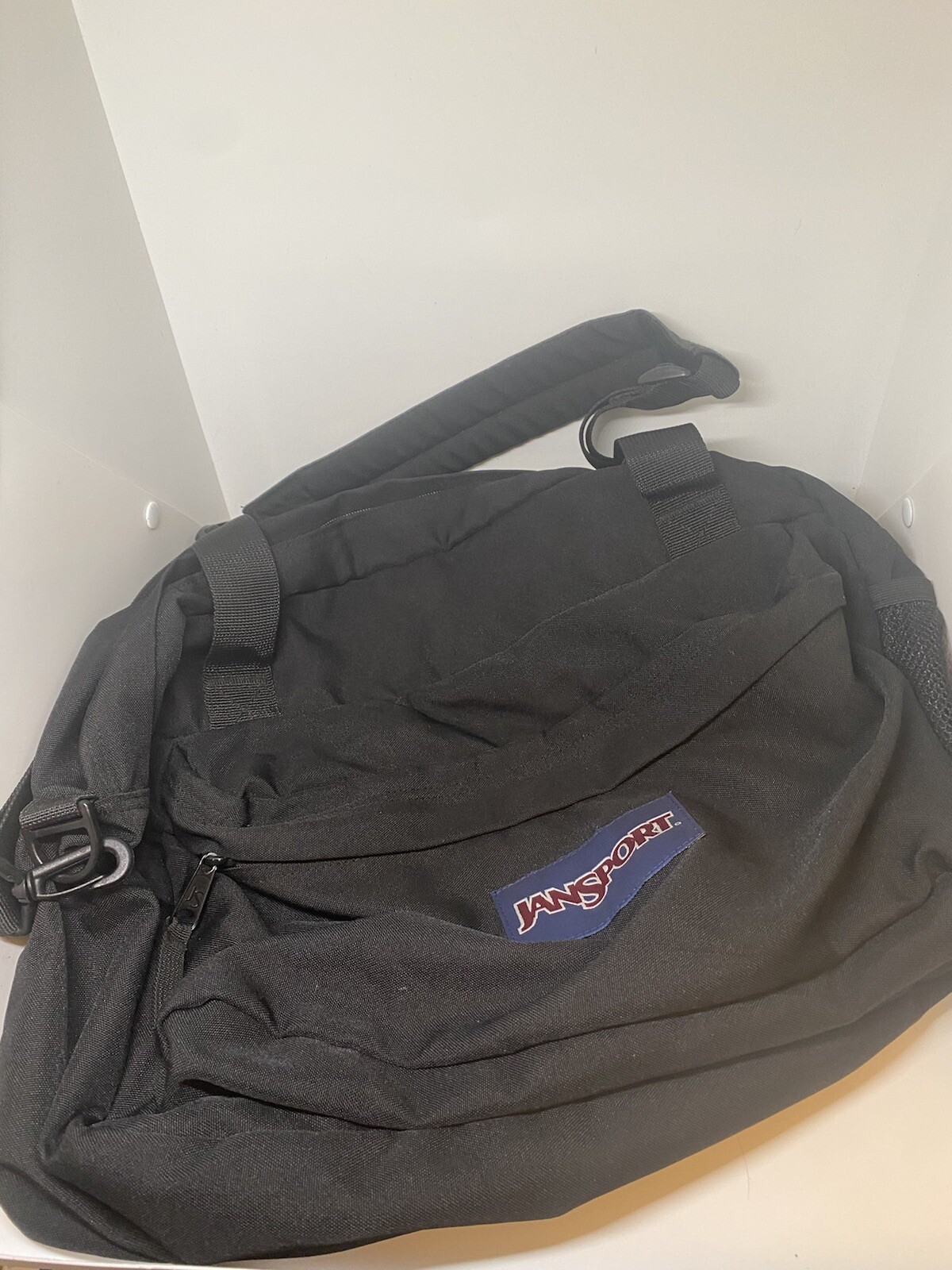 JanSport Messenger Laptop Bag Black Shoulder Computer… Gem