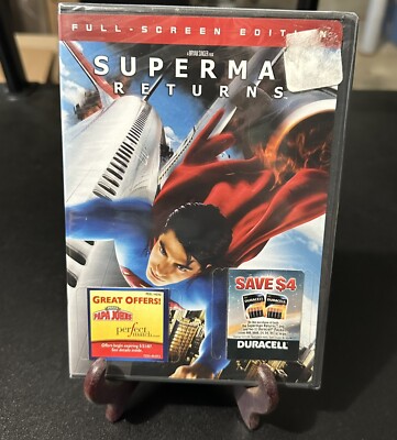 Superman Returns (Full Screen Edition) DVD Brand New sealed DC WB Comic book