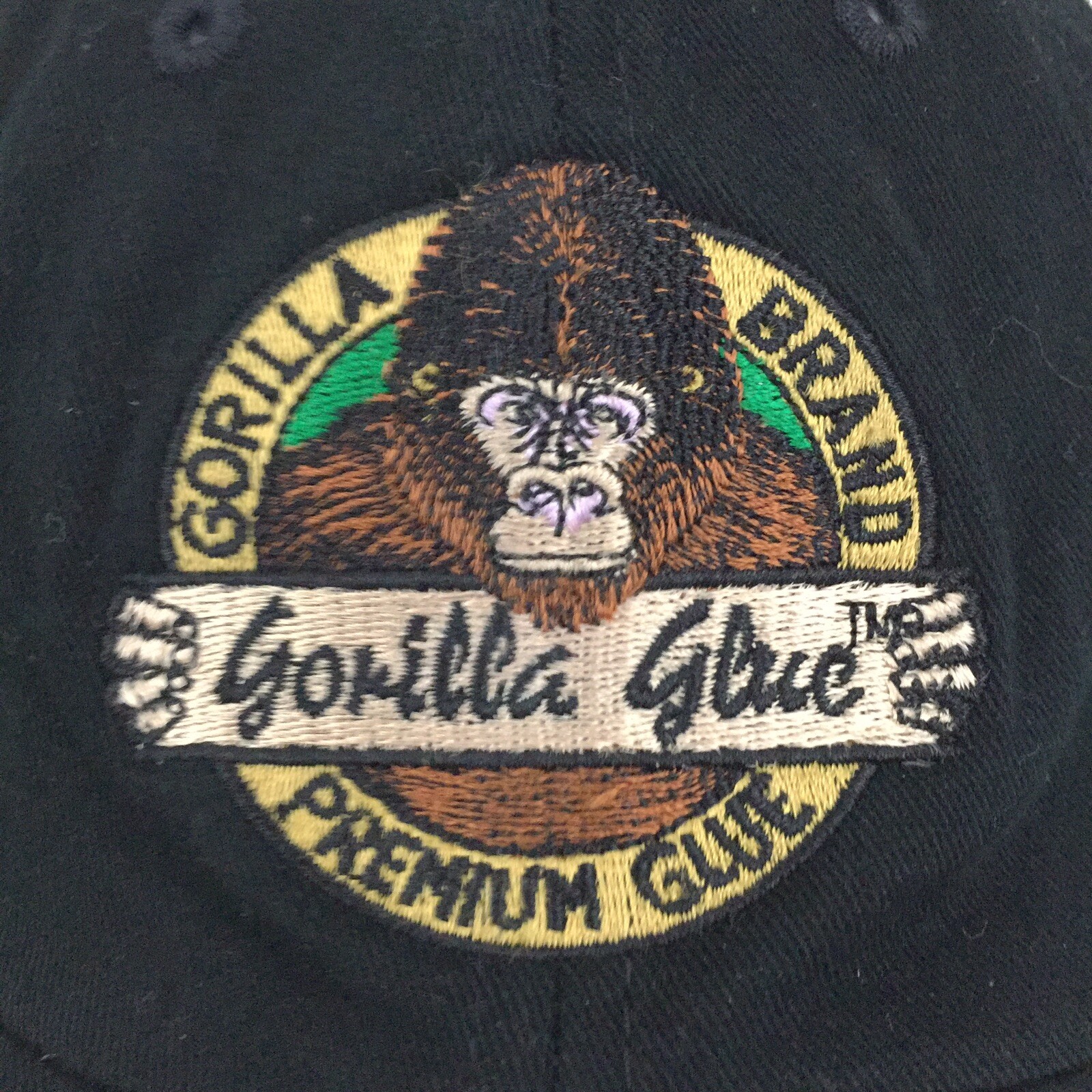 Gorilla Glue Hat Spell Out Script Brand Logo Golf Bea… Gem