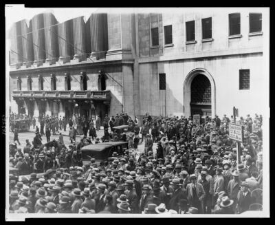 8'' x 10'' Photo Stock Market Crash,1929,New York Stock Exchange