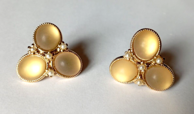 Bijoux fantaisie vintage - Lot de 12 boucles d'oreilles à clip et