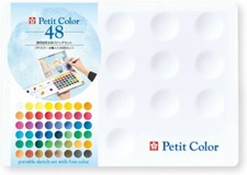 Sakura Petit Color Koi Watercolor 48 Colors paint set Palette  Water Brush