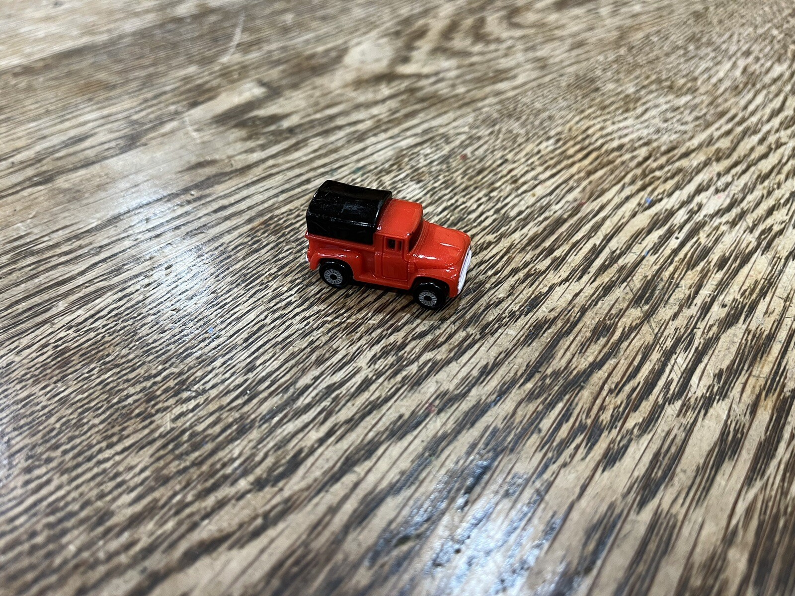Vintage Micro Machines Black Ford Pick-Up Cargo Truck