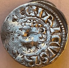 1199-1216 King John Hammered Silver Short Cross Penny Iohan M on Ca (Canterbury)