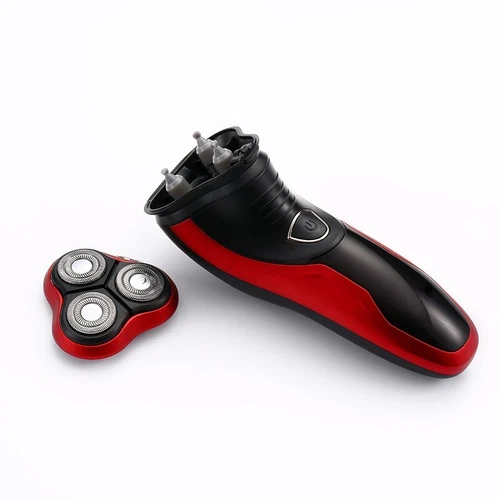 Rasoio Uomo Rotante Impermeabile Rasoio Elettrico Pop-Up Trimmer Wet Dry Cordless US - Foto 14 di 15