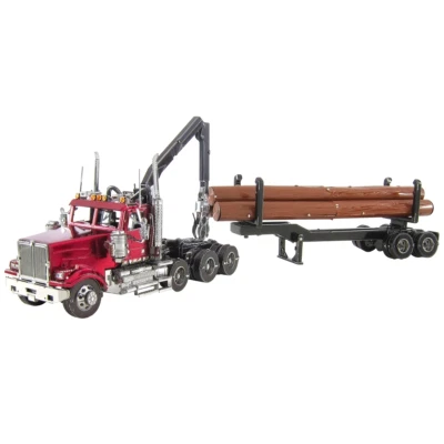Metal Earth Fascinations Western Star® 4900 Log Truck & Trailer 3D Metall Puzzle - Bild 1 von 4