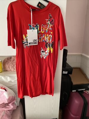 moschino tshirt dress