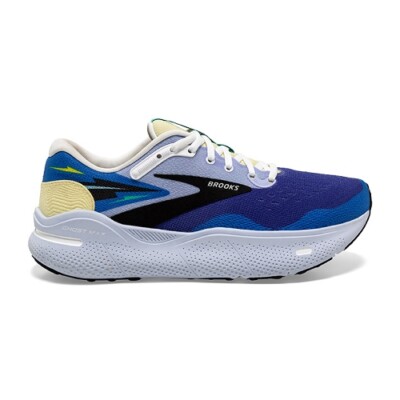 Brooks x Damon Brown Ghost Max Blue Yellow Black Women Running Shoes 1203951B478