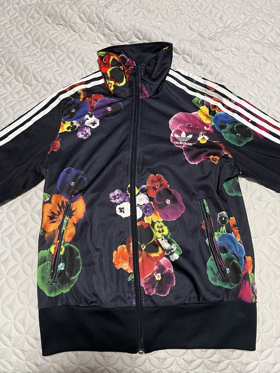 Rare Adidas Originals Floral Burst Firebird TT Women’s Track Jacket, GarageBin Rare Adidas Originals Floral Burst Firebird TT Women’s Track Jacket, GarageBin